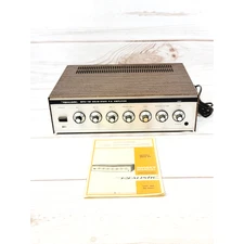 Vintage Realistic MPA-50 Solid State P.A. Amplifier W Manual Tested