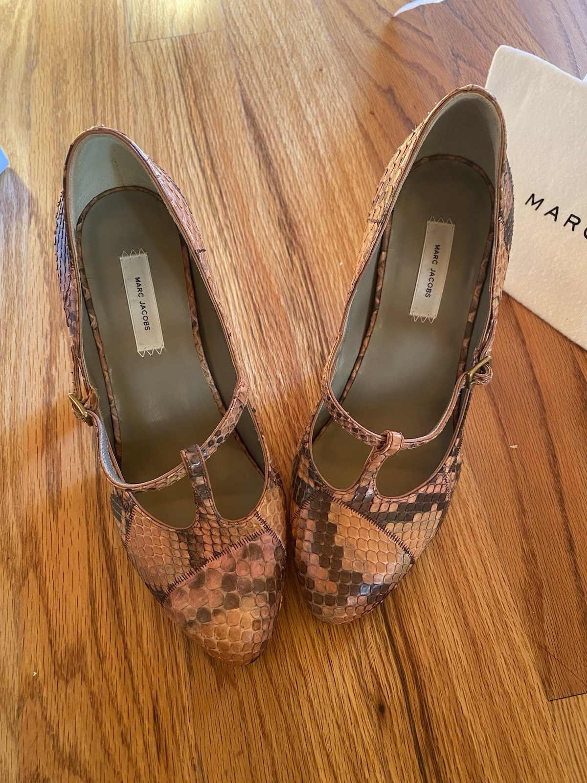 Marc Jacobs Python Snakeskin Mary Jane Heels Fall… - image 4
