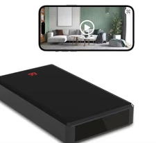 2025 Enhanced 1080P HD Wireless Nanny Cam Camera Charger and Black