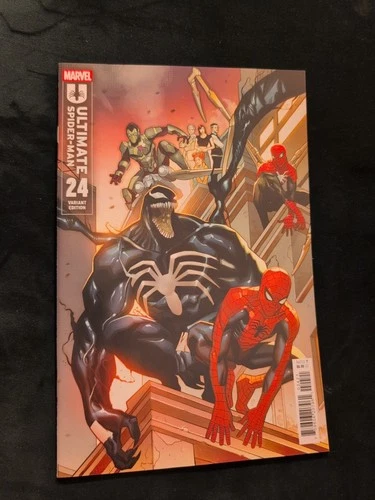 ULTIMATE SPIDER-MAN #24 DAVID MESSINA SPIDERMAN VENOM VARIANT 1