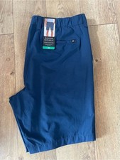 Banana Republic Men's Comfort Flat Front Short, Blue, Size: 38