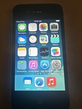 iOS 7.1.2  Apple iPhone 4  8GB  Black Sprint MD146LL/A  A1349 CDMA 