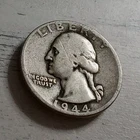 1944-P Washington Quarter 90% Silver ~ Free Shipping! #3