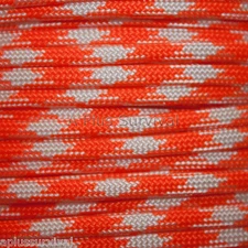 Creamsicle Camo Paracord 50 Foot 550 lb Bracelet Camping Survival Kit Rope