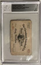 1923 Cleveland Indians Annual Pass Walter Johnson 3000th Strikeout Beckett ⚾️ 1923 Cleveland Indians Annual Pass Walter Johnson 3000th Strikeout Beckett ⚾️