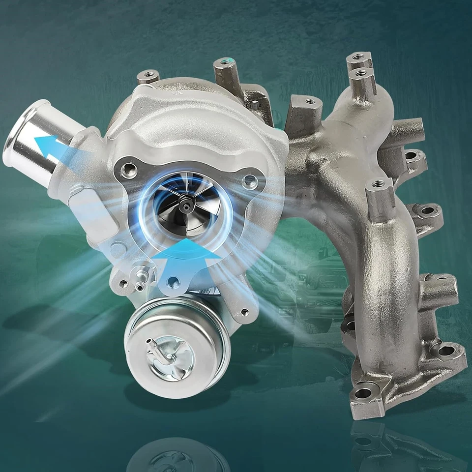 Conjunto turbocompresor apto para 11-22 Hyundai i30 Sonata Kia G4FJ 1,6 L Turbo Foto 3 de 4