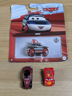 Disney Cars Metall Serie x 3 - Chisaki (Neu) Lightning McQueen, Onkel Topolino