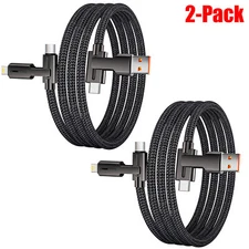 4 in 1 Multi USB Charging Cable PD 100W USB C/iPhone Fast Charger Cord for Phone