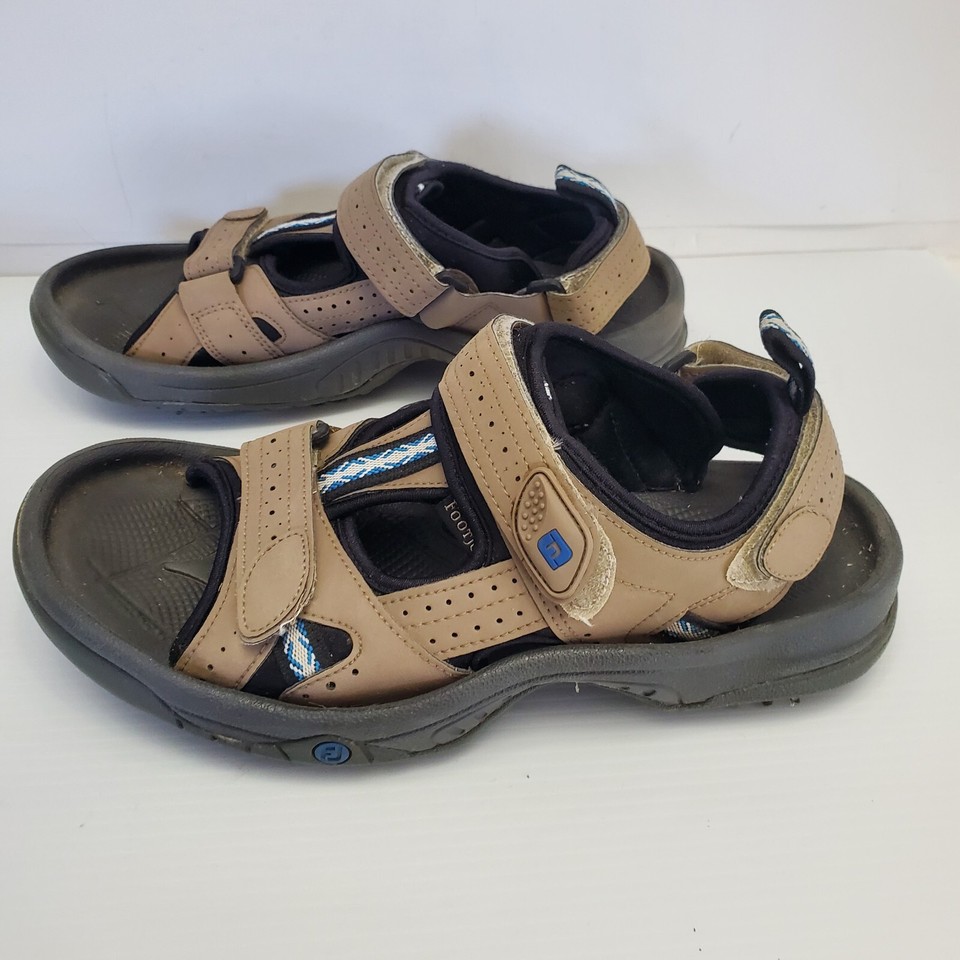 FootJoy GreenJoys Golf Soft Spikes Golf Sandals 45318Tan Mens 8M eBay