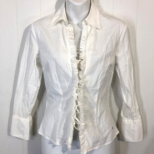 white cotton dress shirt womens