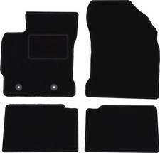 Schwarze Velours-Fußmatten für: Toyota Auris II Fließheck, Kombi (2012-2018)