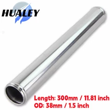 38mm 1.5" Straight Aluminum Turbo Intercooler Pipe Piping Tubing Tube L= 300mm