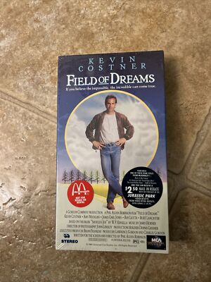 Field of Dreams McDonalds Promo VHS Video Tape Kevin Costner BRAND