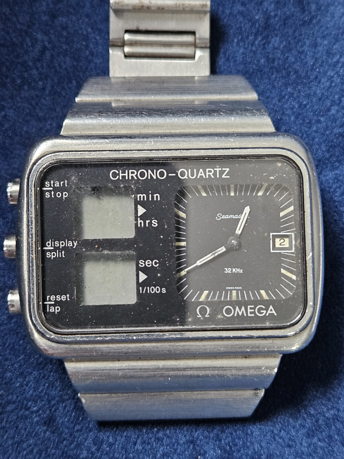 Olympic Omega Seamaster Chrono Quartz Montreal Watch Ref 1960052 Case Only