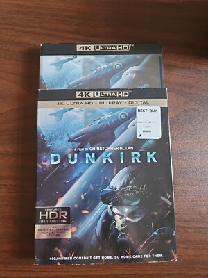 Dunkirk (Ultra HD, 2017) 4k blu ray with slipcover
