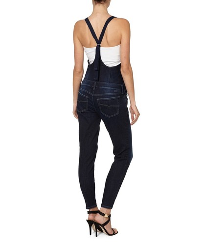 Diesel Jeomp.NE Dark Blue Denim Jumpsuit (Joggjeans) L - Picture 2 of 4