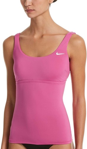 Nike Women's 247579 Essential Scoop Neck Tankini Top Swimwear Size S  30673260296 | eBay