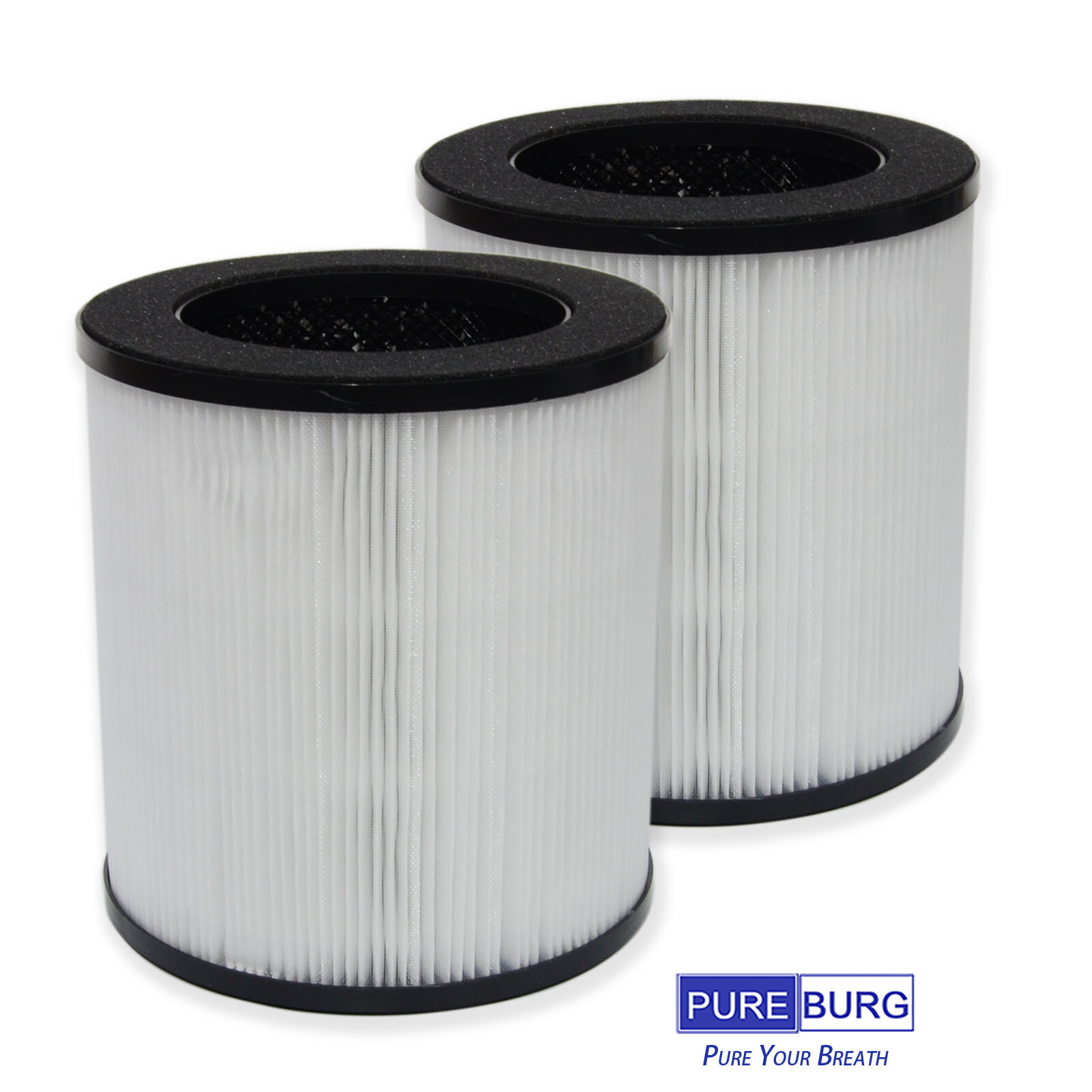PUREBURG 2-Pack Replacement True HEPA Filters Compatible with AMEIFU GDAP1W
