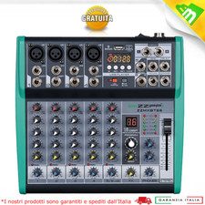 ZZIPP ZZMXBTE6 Mixer Karaoke DJ 6 Canali USB MP3