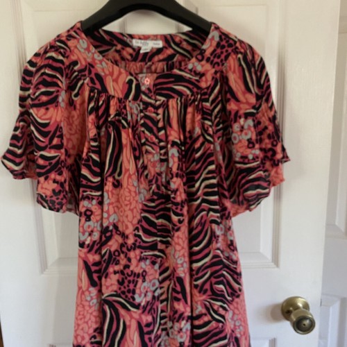 Go Softly Patio Women’s Artsy Rayon Lounger/Dress Moo Moo w/Pockets