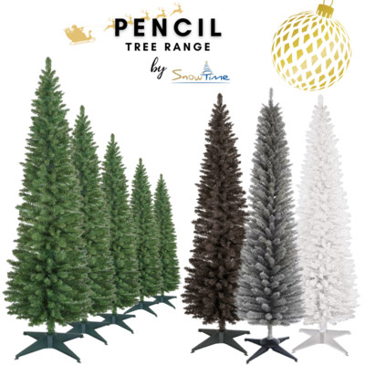 Weihnachtsbaum schmal Bleistift 4 Fuß 5 Fuß 6 Fuß 7 Fuß 8 Fuß grün grau weiß schwarz Weihnachtsbäume