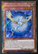 BESTIA CRISTALLO PEGASO ZAFFIRO Rara Segreta Platino Italiano  RA03-IT179 YUGIOH