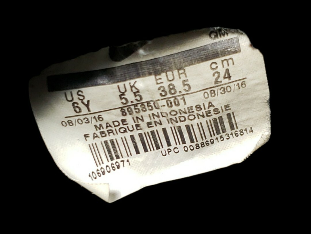 Nike Boys 6 Youth Blazer Mid PREM GS Leather Basketball Triple Black 895850-001 thumbnail 10