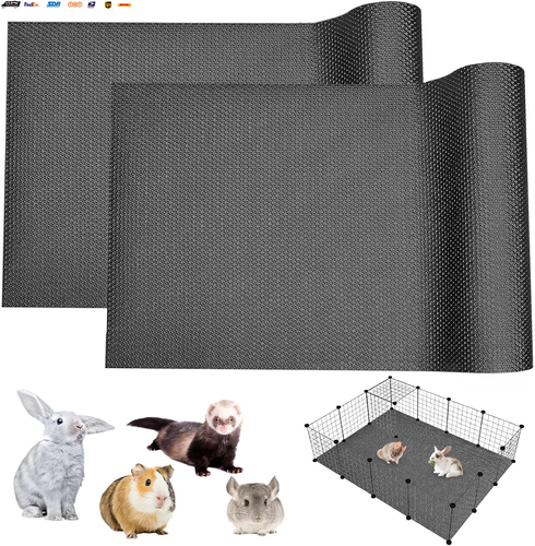 2 Pcs Waterproof Guinea Pig Cage Liner Washable Rabbit Bedding Liners ...