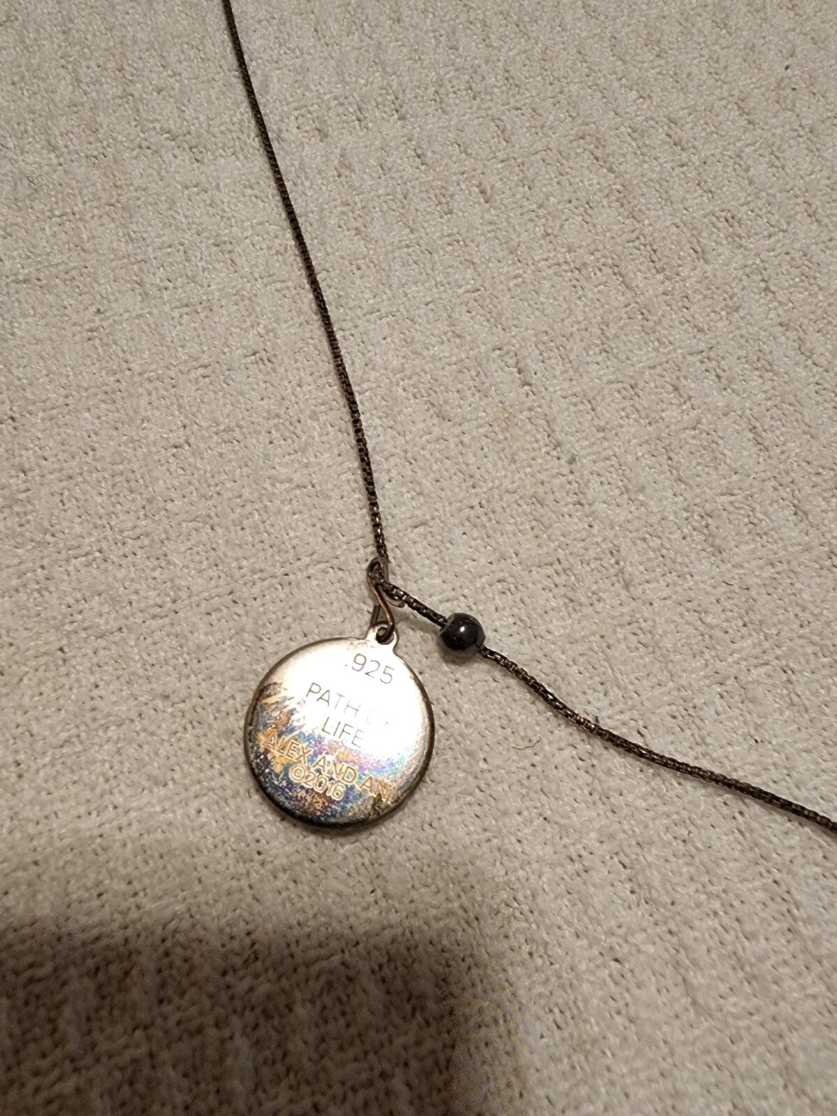 Alex And Ani Necklace With Charms Silver eBay