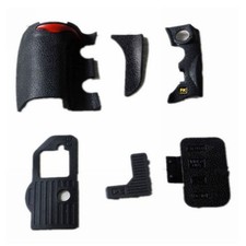 A R Photo 6 pieces Part of Grip Rubber Unit for Nikon D700 front Rear Side Cover