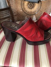 Bally Suisse Plateau Pantolette Orginal 70er Top Zustand