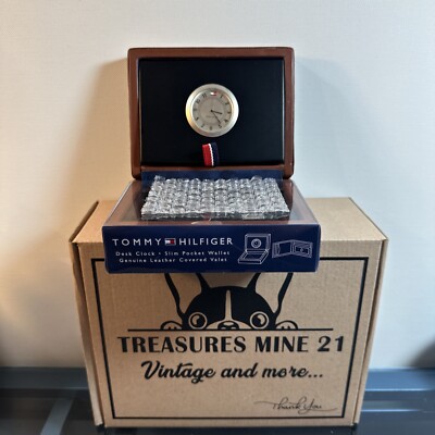 Tommy Hilfiger Slim Pocket Leather Wallet Leather Jewelry Box
