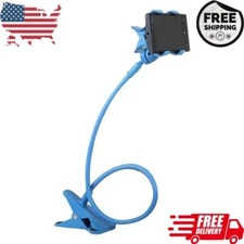 Universal Lazy Mobile Phone Gooseneck Stand Holder Flexible Bed Desk Table Clip