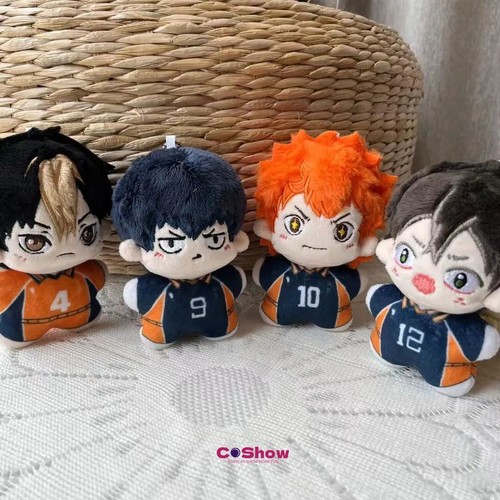 10cm Haikyuu Plush Toy Volleyball Stuffed Doll Hinata Shoyo Kageyama Pendant - Picture 3 of 42