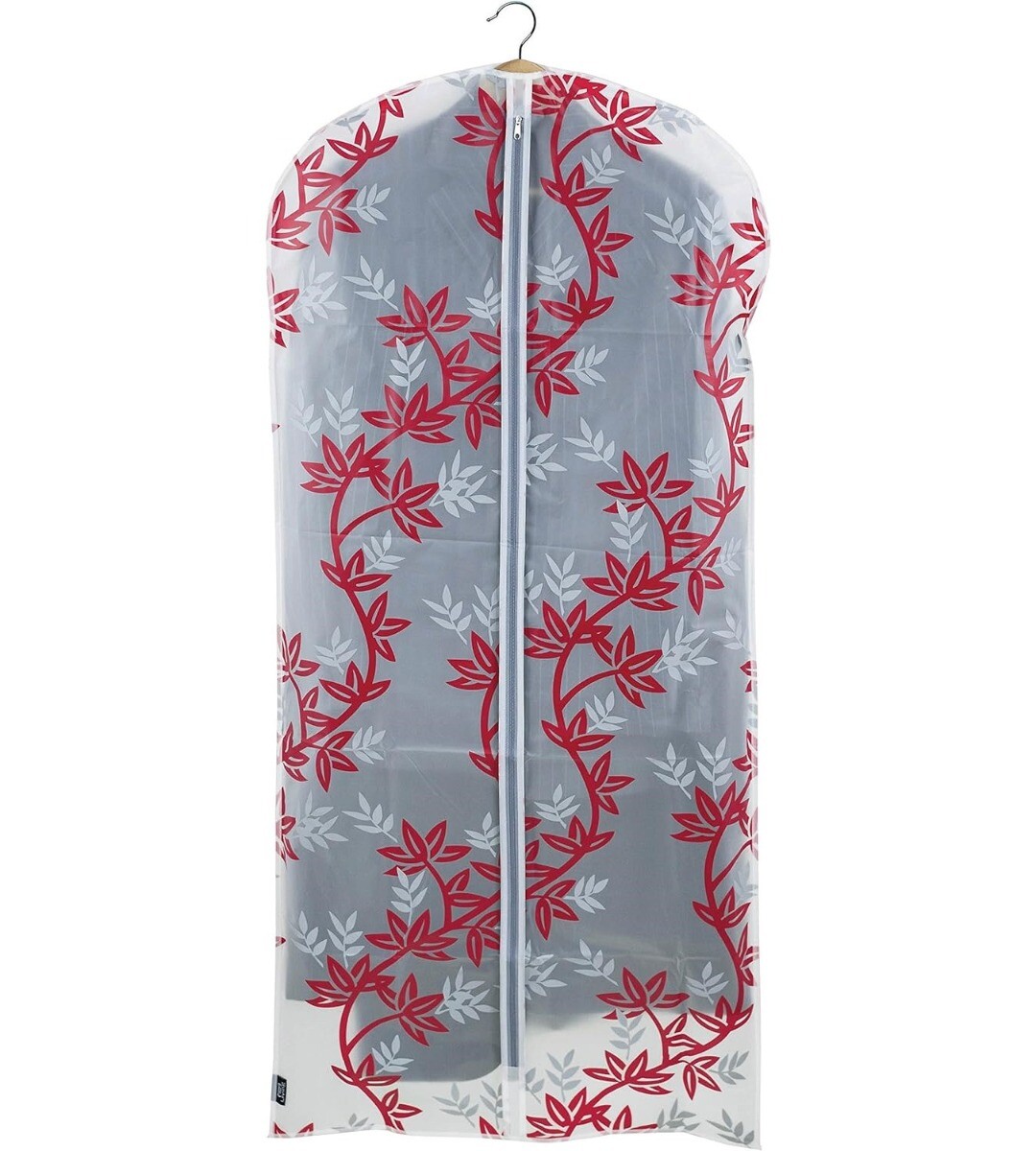 DOMOPAK - CUSTODIA PER CAPPOTTO FLAIR 60X135 CM COLORI ROSSO/GRIGIO