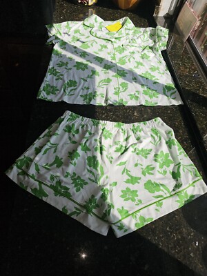 The Cat's Pajamas Isa Pima Knit Short Set Sz XL