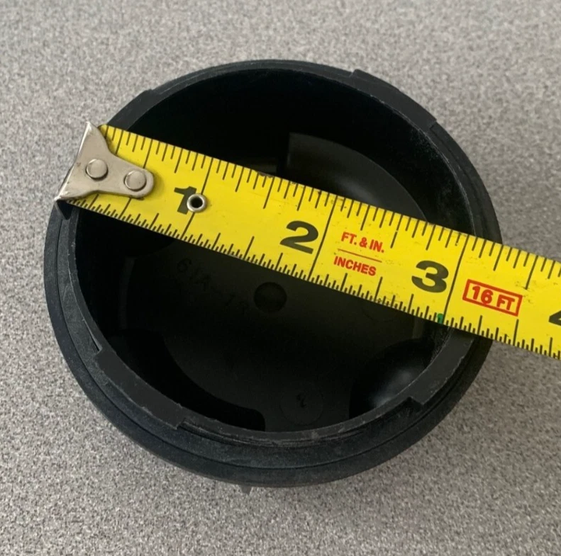 07-12 GMC ACADIA FARO PLÁSTICO POLVO BOMBILLA TAPA 61A-1808-0137 USADO OEM Foto 4 de 4