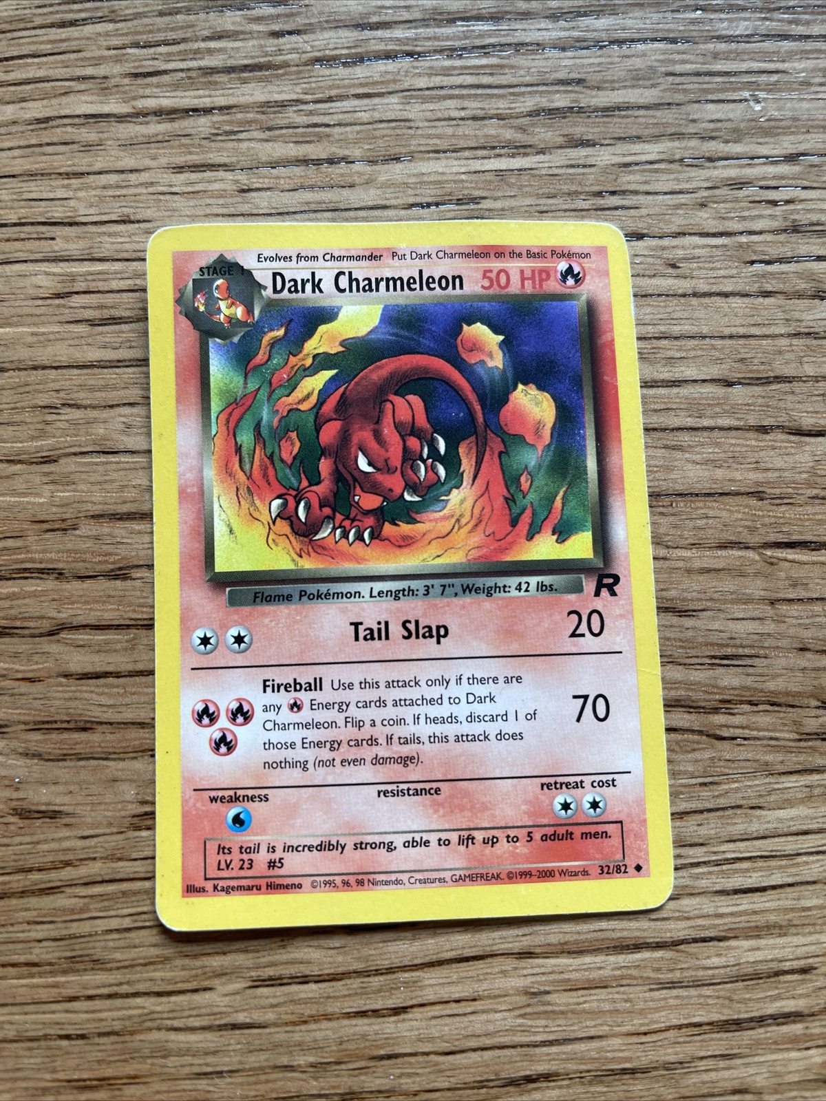 Pokemon 1x Dark Charmeleon - Unlimited - Team Rocket - 32/82 - PSA 10