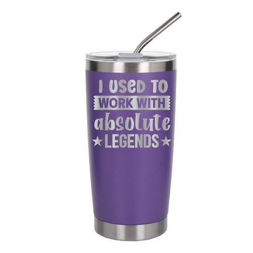 Taza térmica de acero inoxidable grabada 500 ml I Used to Work with Absolute Legends - Imagen 56 de 61