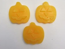 Halloween pumkin Soap Bars 3 pack Dark Temptation Scent