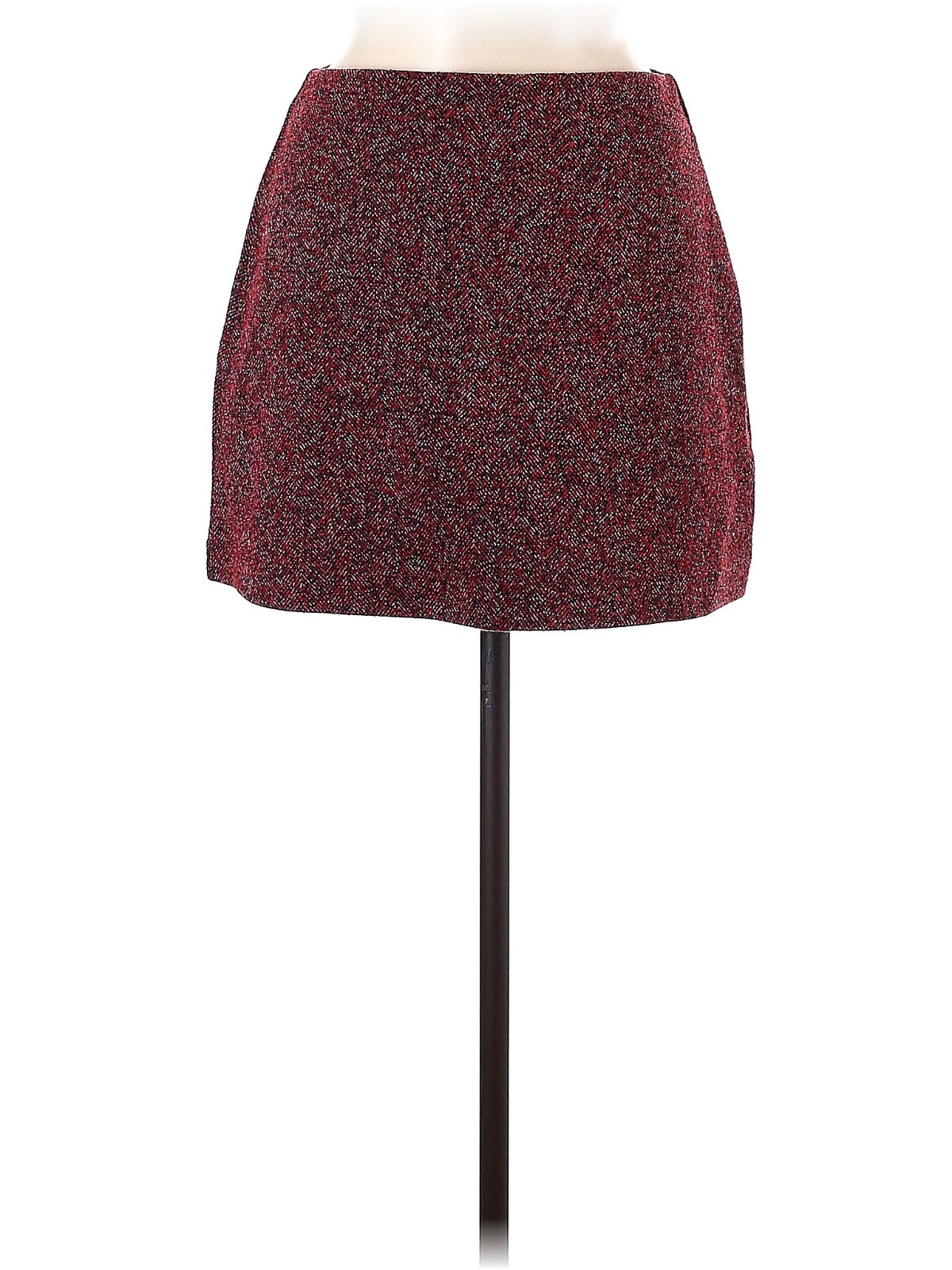 TOPSHOP ANASTASIA STEELE 50 SHADES Burgundy Skirt US 6 UK 10 EUC RARE image 3