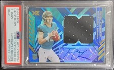 2021 Panini XR RXA-TRL Trevor Lawrence Rookie Xcellence PSA 9 RPA /15  RC B41