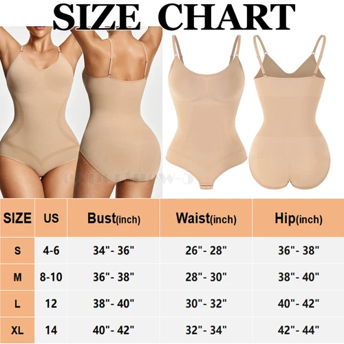 Bauchkontrolle Bodysuit Slip Sculpting Shaper Tank Top Bodys Snatched Waist - Bild 38 von 66