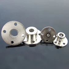 3/4/5/6/14mm Rigid Flange Coupling Motor Guide Shaft Coupler Metal Bearing Seat