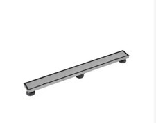 Oatey Designline 32 in. Stainless Steel Linear Shower Drain w/ Tile-In Pattern