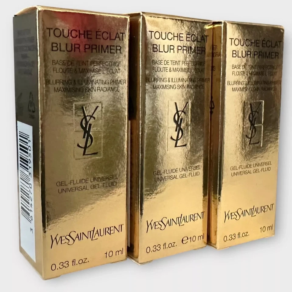 3 NIB Yves Saint Laurent Touche Eclat Blur Primer Universal Gel MINI .33oz, 10ml - Image 4 of 4