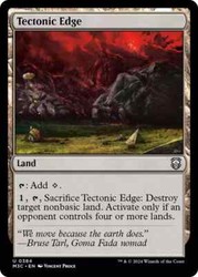 Tectonic Edge (Ripple Foil) #384 - Modern Horizons 3 MTG