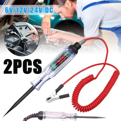 6-24V Digital Electric Voltage Circuit Tester Continuity Circuit Test Car Truck