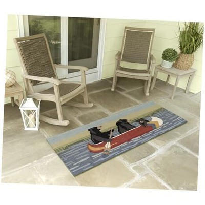  Frontporch Hand-Tufted Indoor/Outdoor Easy Care Area Rug Rug-Transitional, 