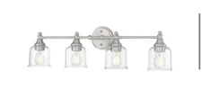 New in box Park Harbor Hesby 4 Light 33" Wide Bathroom Vanity Light PHVL3164BN
